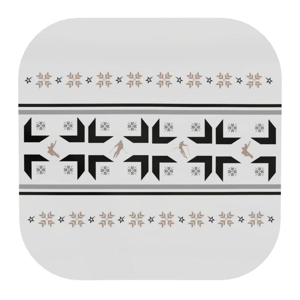 Ski Snowflake  Coasters