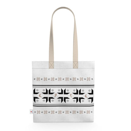 Retro Ski Themed Shopping Tote