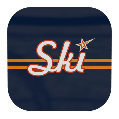 Coaster Set, Ski Themed, SKI, PISTE, Retro