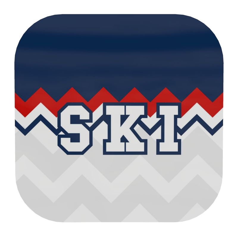 Coaster Set, Ski Themed, SKI, PISTE, Retro