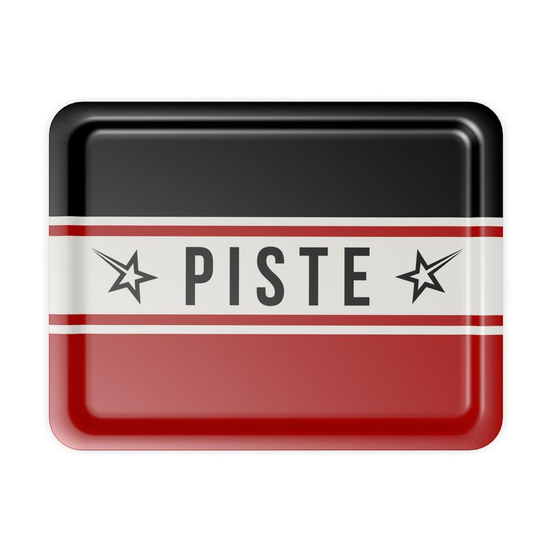 Serving Tray, Ski Themed - 'PISTE'
