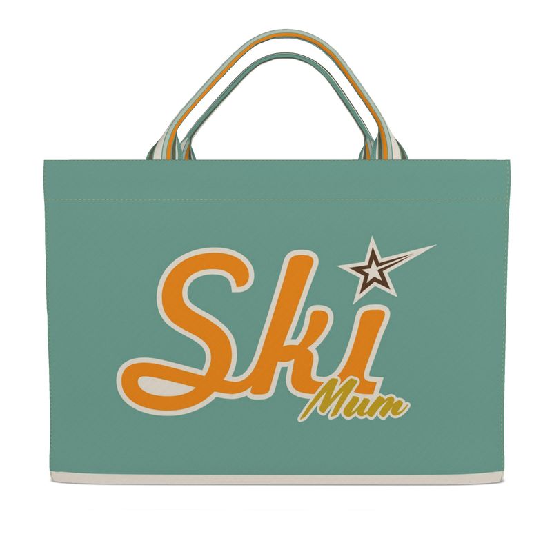 SKI Mum, Ski Themed Tote Bag