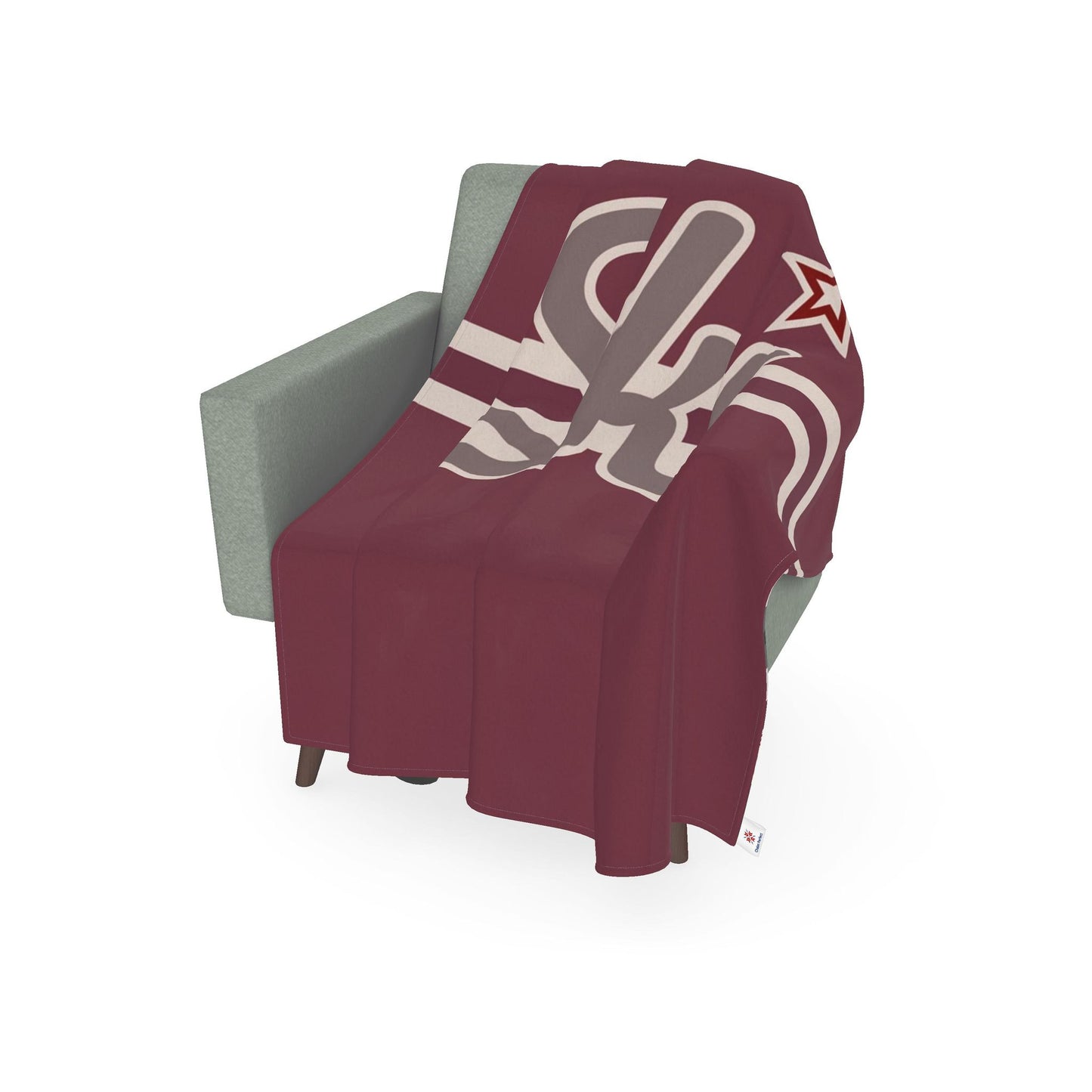 Reversible Throw Blanket, for Bunkroom Styling