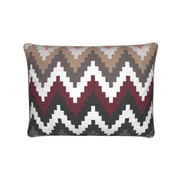 Après-ski Cushion, Soft Velvet, Burgundy, Beige, Grey, White, Black, Brown