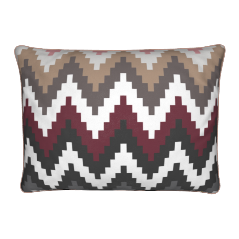 Après-ski Cushion, Soft Velvet, Burgundy, Beige, Grey, White, Black, Brown