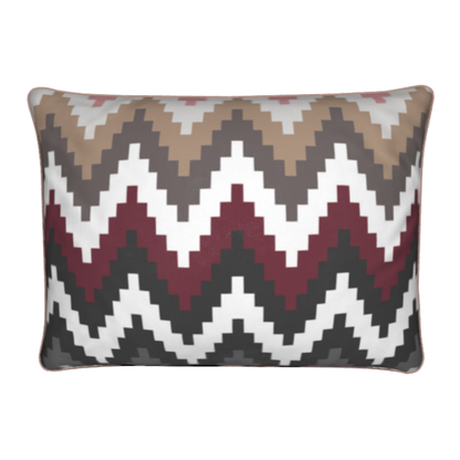 Après-ski Cushion, Soft Velvet, Burgundy, Beige, Grey, White, Black, Brown