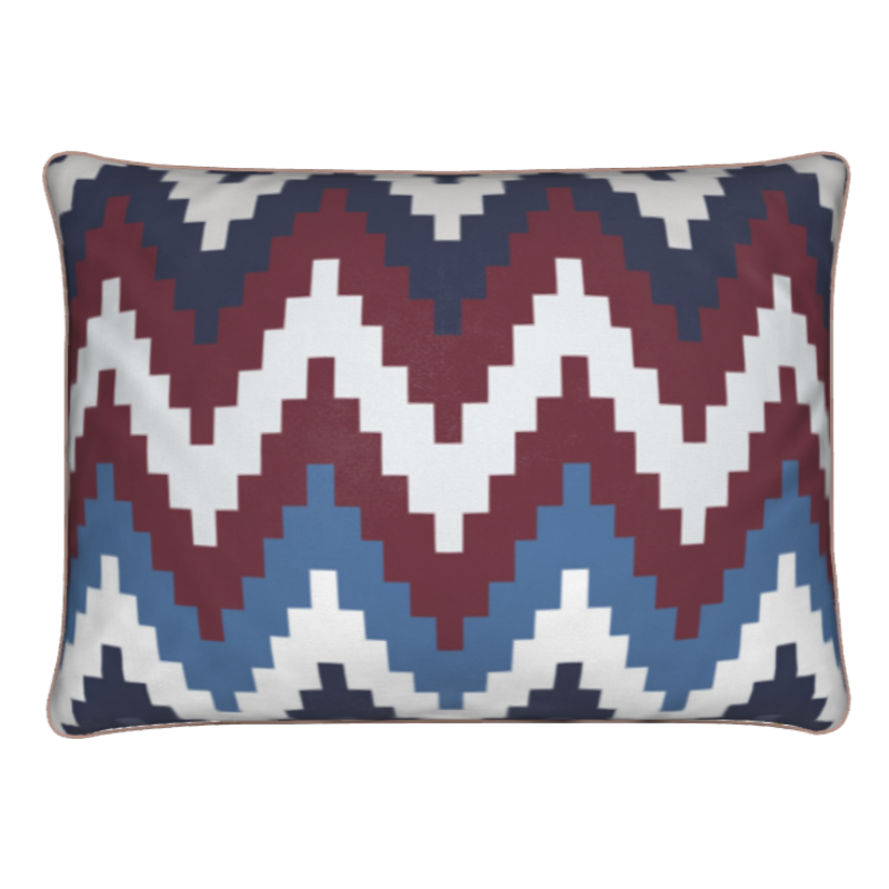 Après Cushion, Navy, Burgundy, Light Blue, Soft Velvet