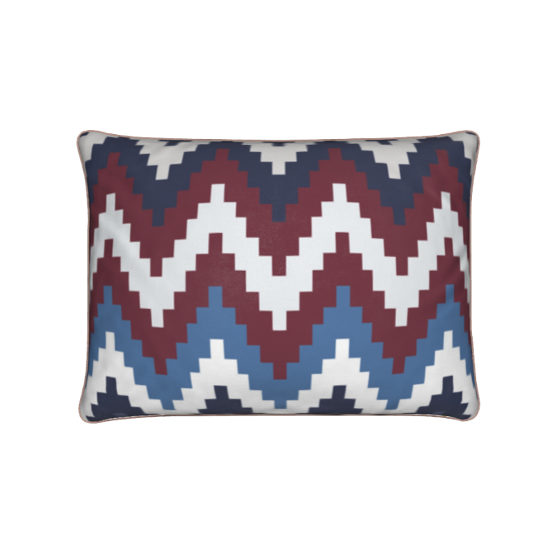 Après Cushion, Navy, Burgundy, Light Blue, Soft Velvet