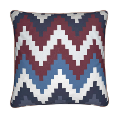 Après Cushion, Navy, Burgundy, Light Blue, Soft Velvet