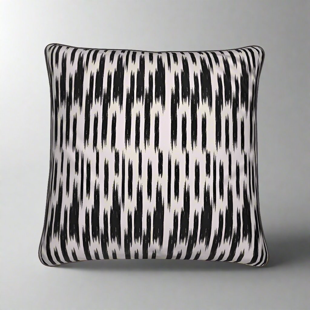 Aspen Beige Plush Velvet Chalet Cushion