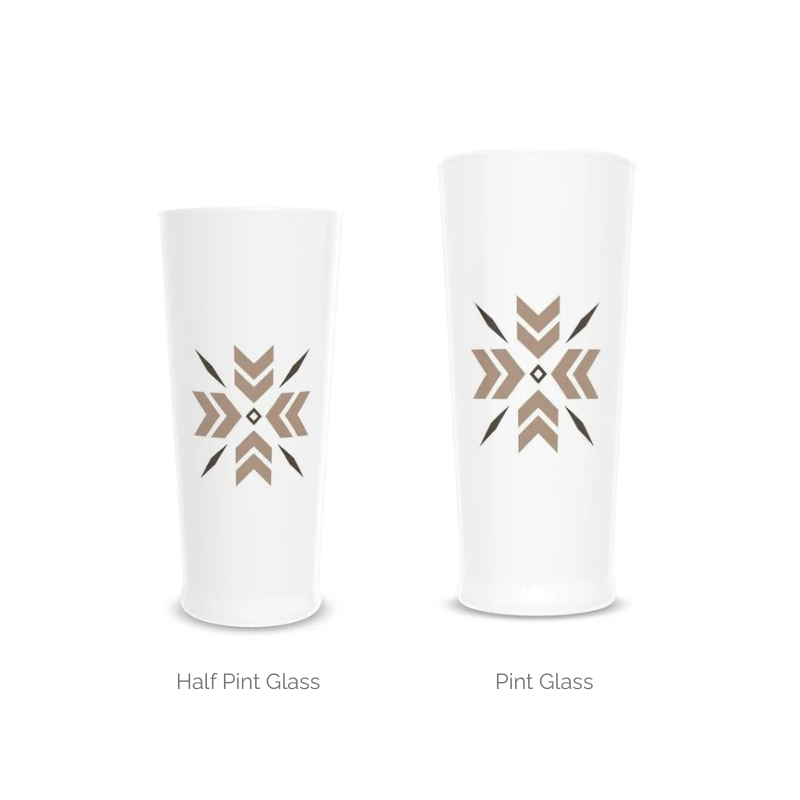 Beer Glass, Snowflake