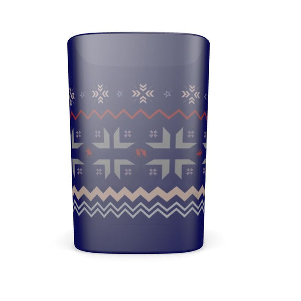 Blue Snow Polo Themed Shot Glass