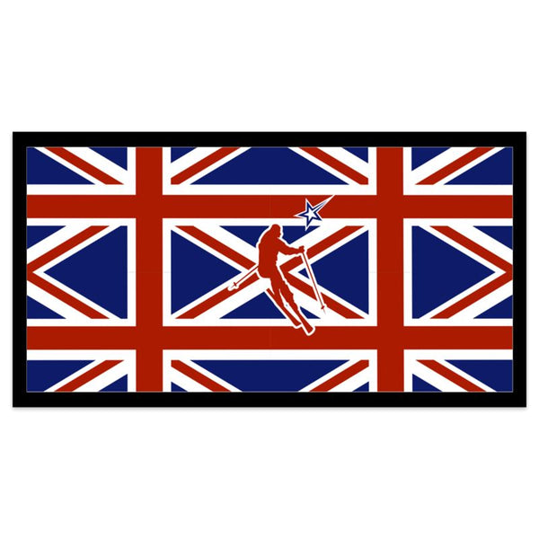 Apres Bar Mat with Brit Theme and Personalisation Option