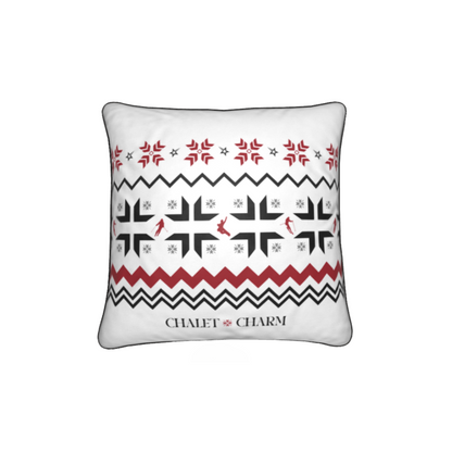 Chalet Charm Square Velvet Cushion