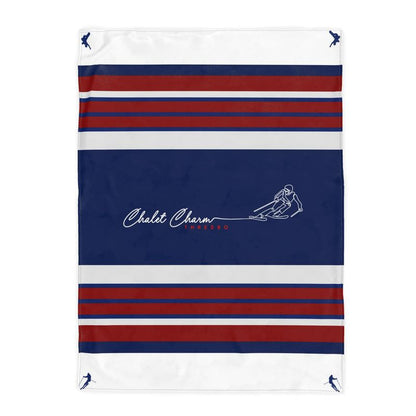 Chalet Charm Thredbo Fleece back Throw