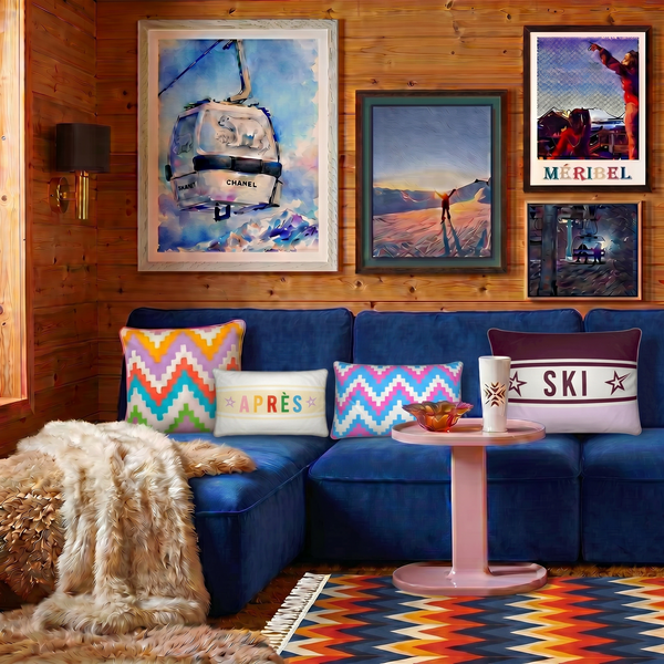 Rug, Retro Theme, Chalet  Styling