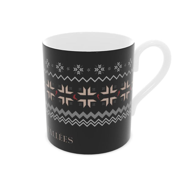Les Trois Vallees Ski Themed Mug