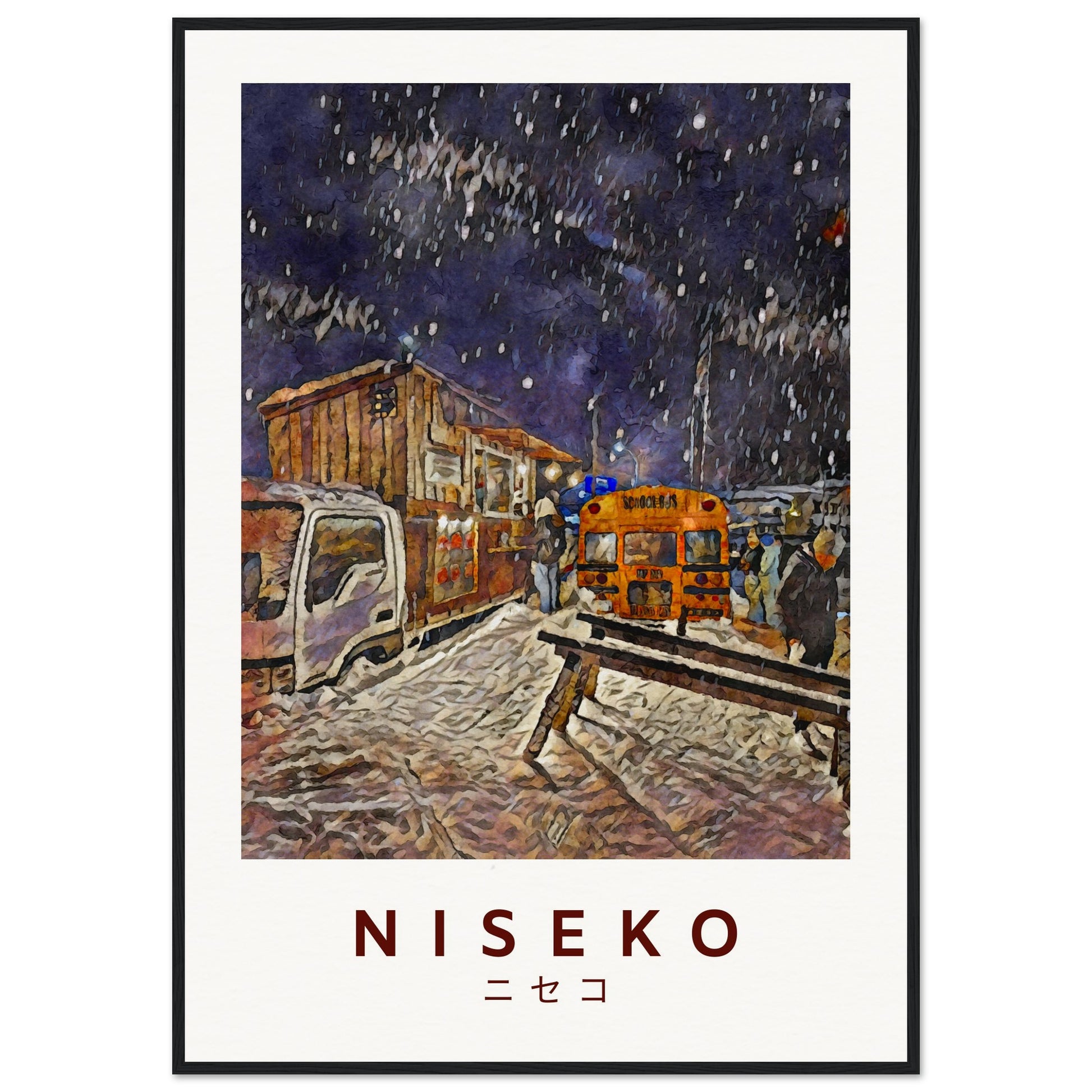 Niseko Food Truck Artwork