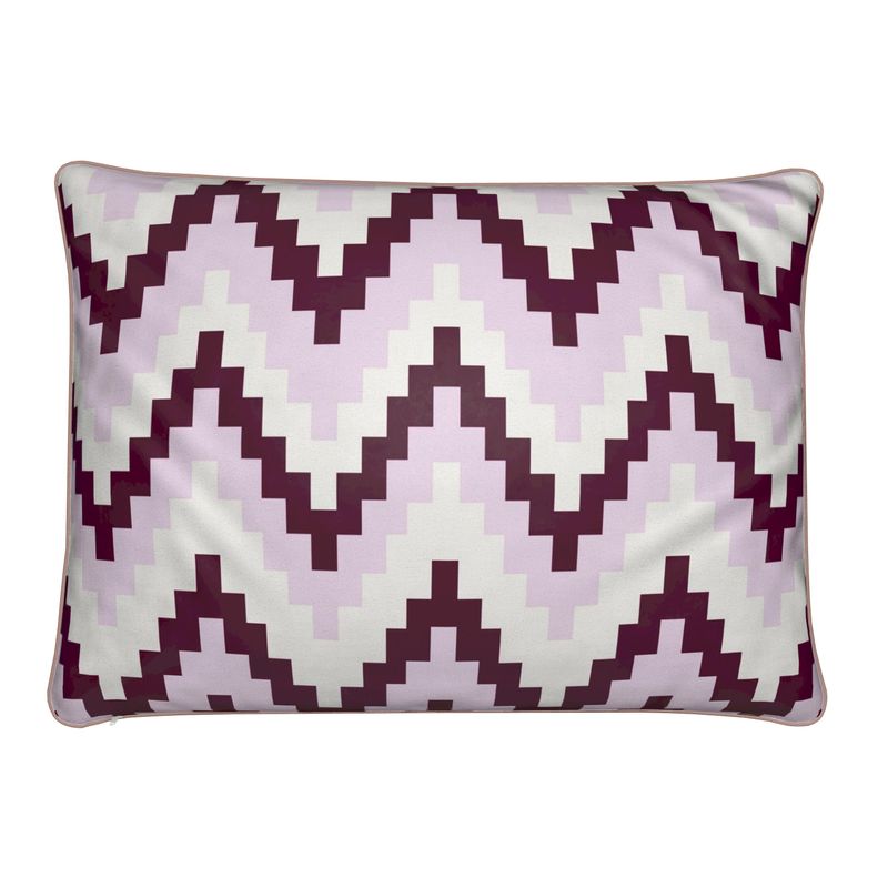 back of ski themed cushion