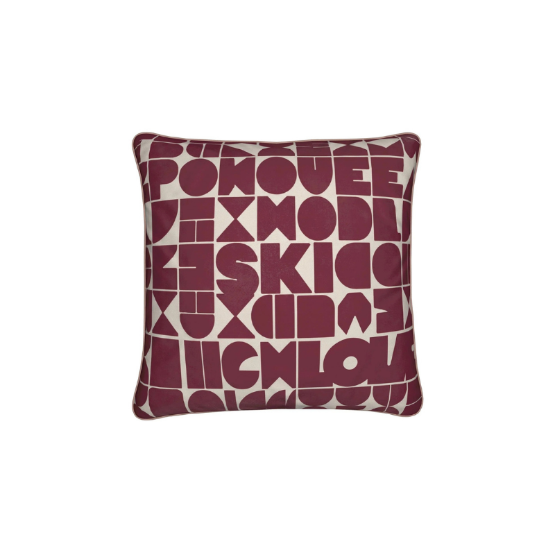 Chalet Styling Cushion Bundle - Soft Velvet, Apres-Ski, Burgundy Luxe