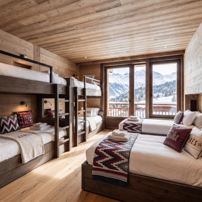 Chalet Styling Cushion Bundle - Soft Velvet, Apres-Ski, Burgundy Luxe