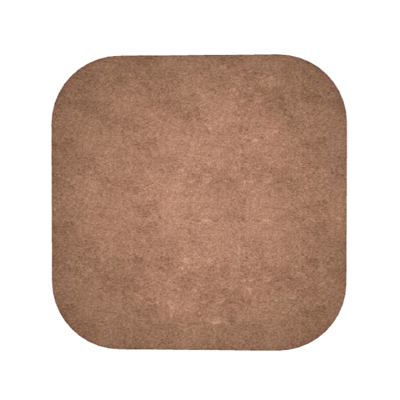 Cork Back of Ski Themed Coaster