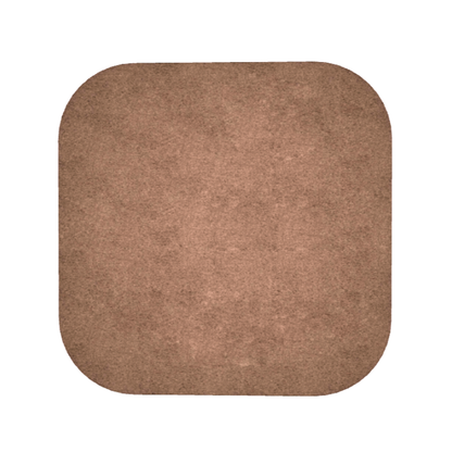 Cork Back of Ski Themed Coaster