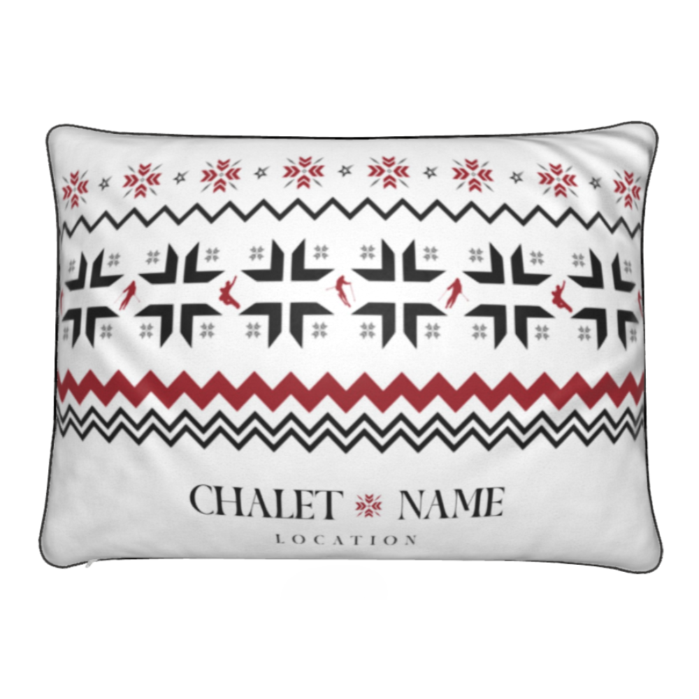 Ski Themed Cushion