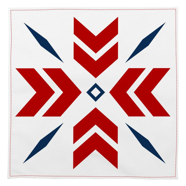Ski Themed Snowflake Napkin