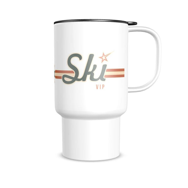 Travel Mug Ski VIP Themed