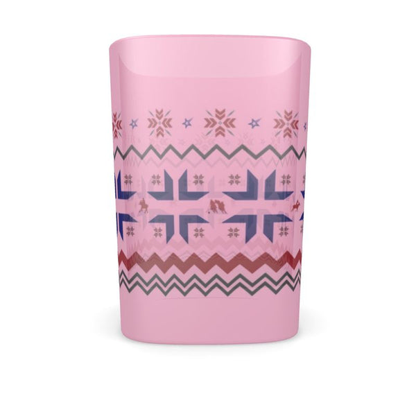 Pink Shot Glass Snow Polo Theme