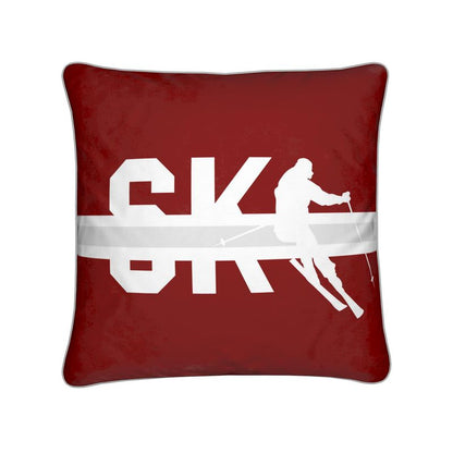 SKI Cushion in Red