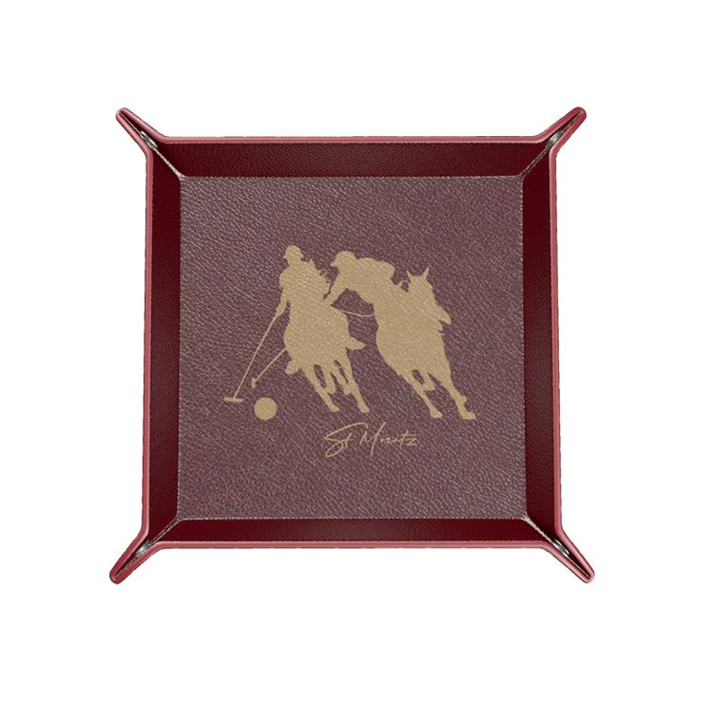 St Moritz Themed Nappa Leather Tray
