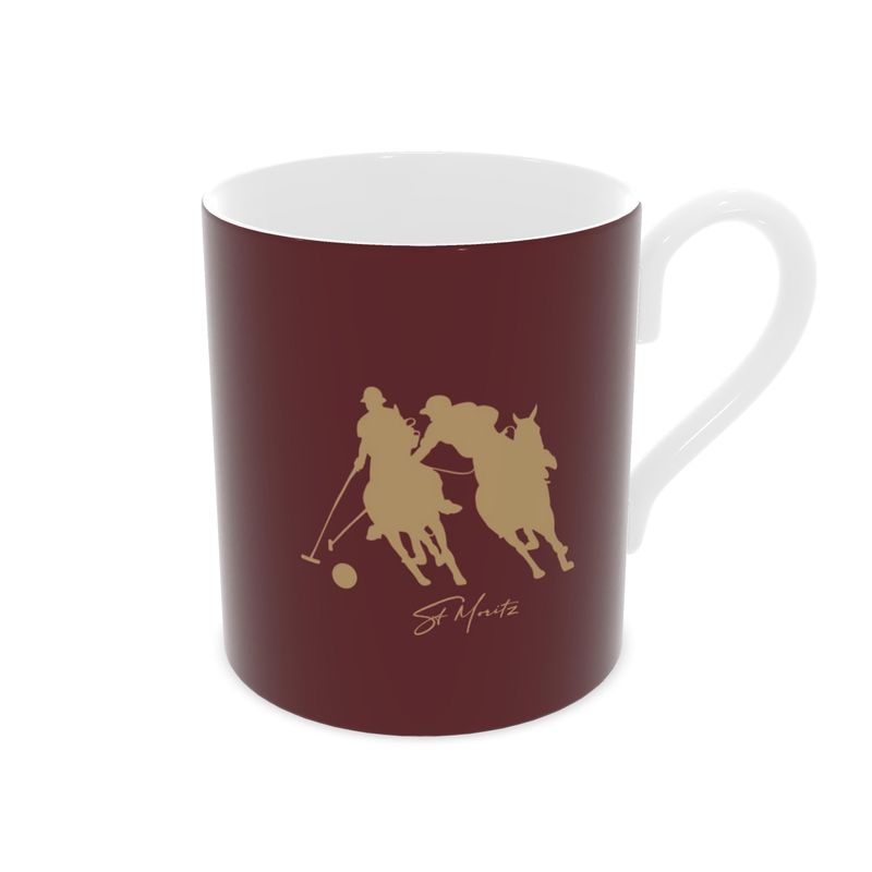 St Moritz Snow Polo Fine China Mug