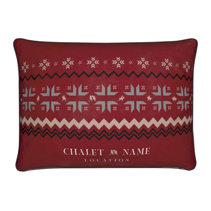 Snow Polo Themed Custom Cushion