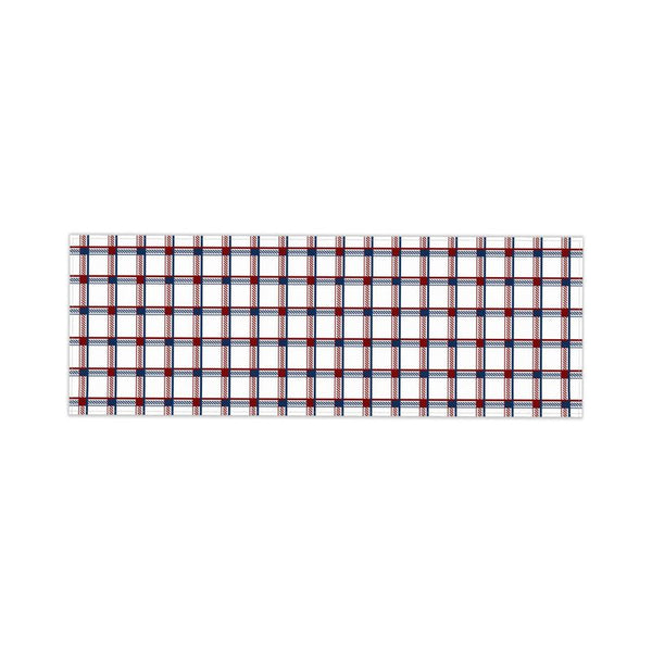 Red, White and Blue Check Chalet Table Runner