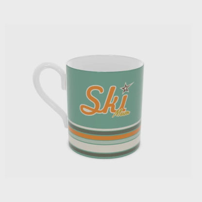 Ski Mum, Bone China Mug, Mother's Day Gift