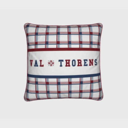 Coussin Chalet Étoile Filante Thème Ski Val Thorens