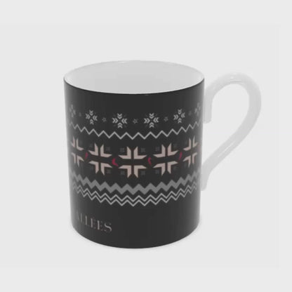 Les Trois Vallées Ski Themed Bone China Mug