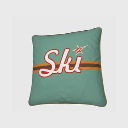 Japanese, Niseko Themed Soft Velvet Chalet Cushions