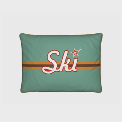 Japanese, Niseko Themed Soft Velvet Chalet Cushions