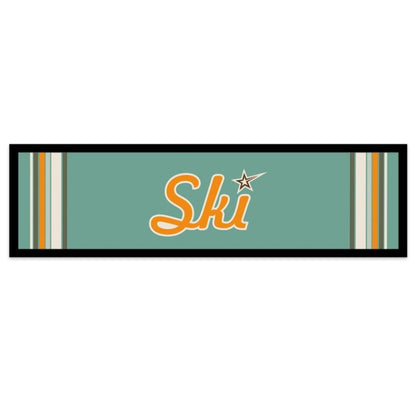 Ski Themed Bar Runner
