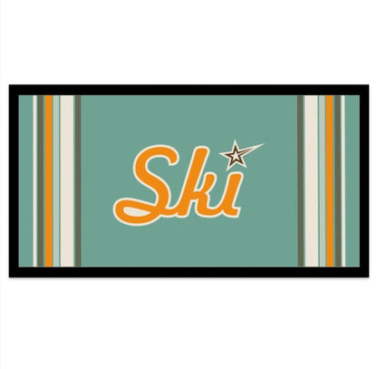 Ski Themed Bar Runner